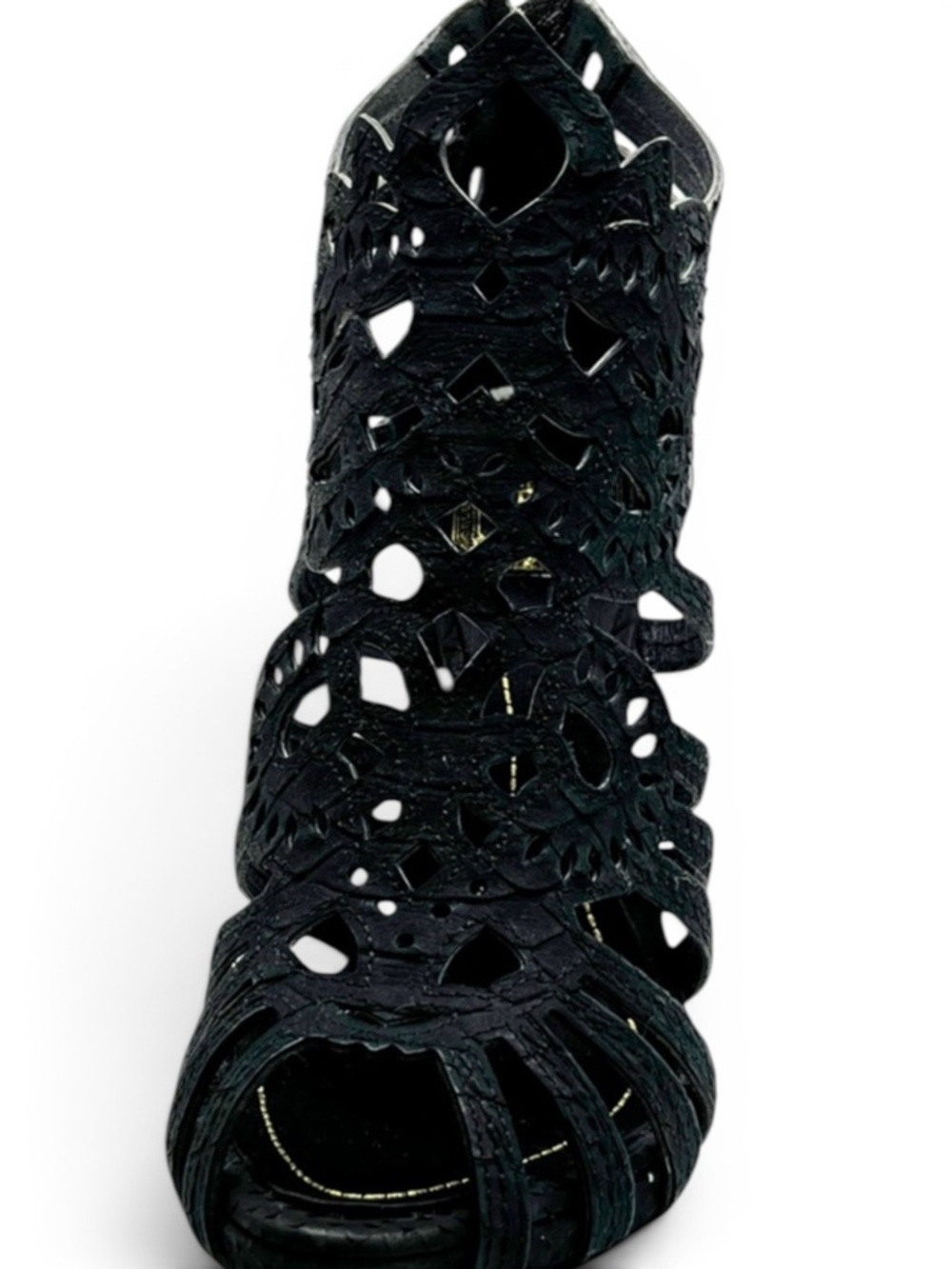 Dior Black Peep-Toe High Heels from the 2009 Runway Collection - Rare - Picture 5 of 9